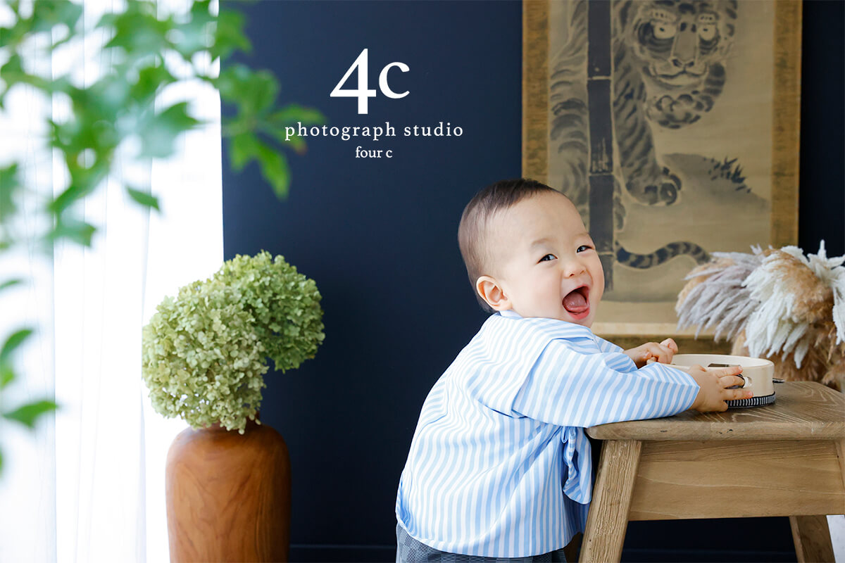 １歳バースデー撮影