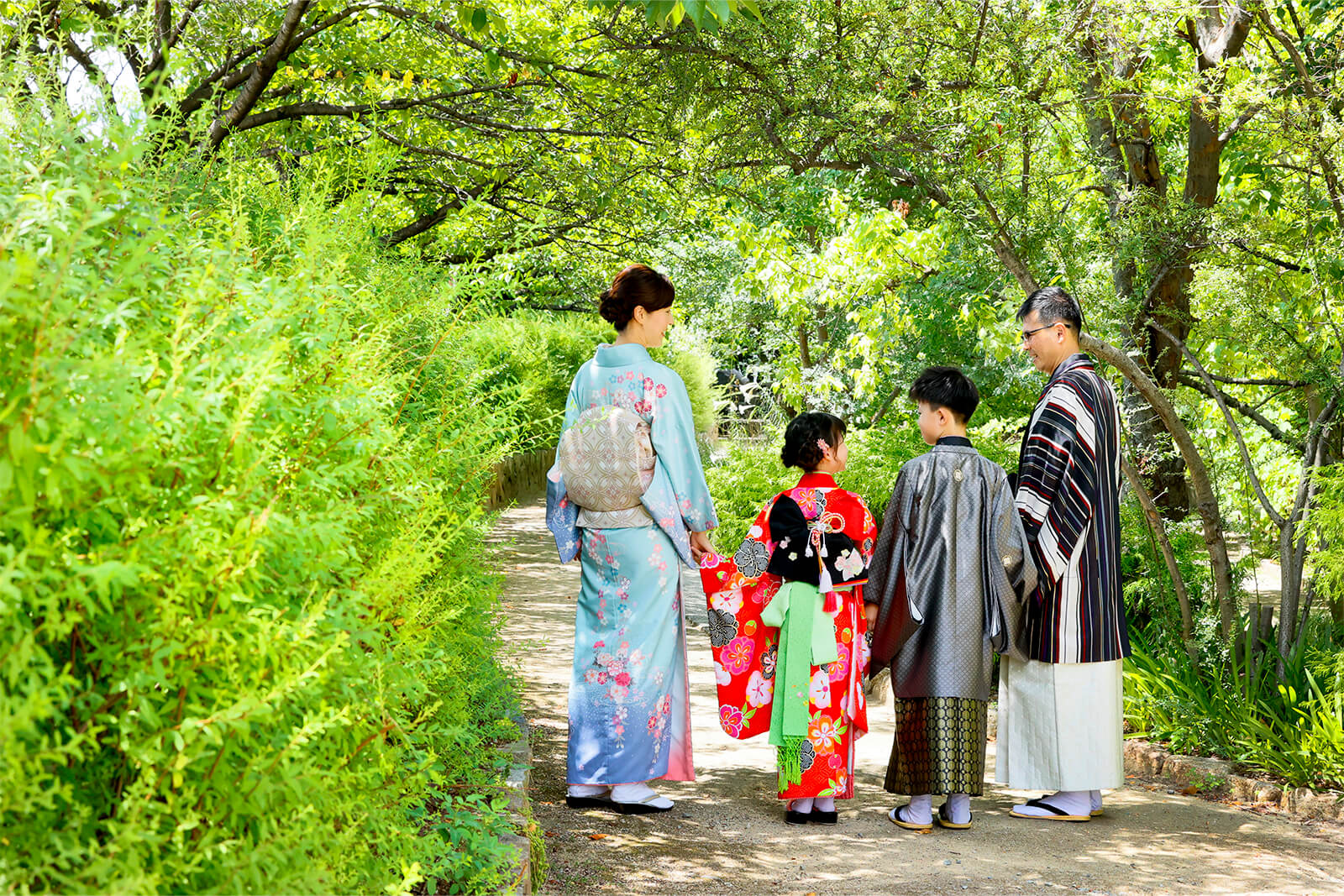 家族が揃う夏休み! 家族写真と七五三の思い出11