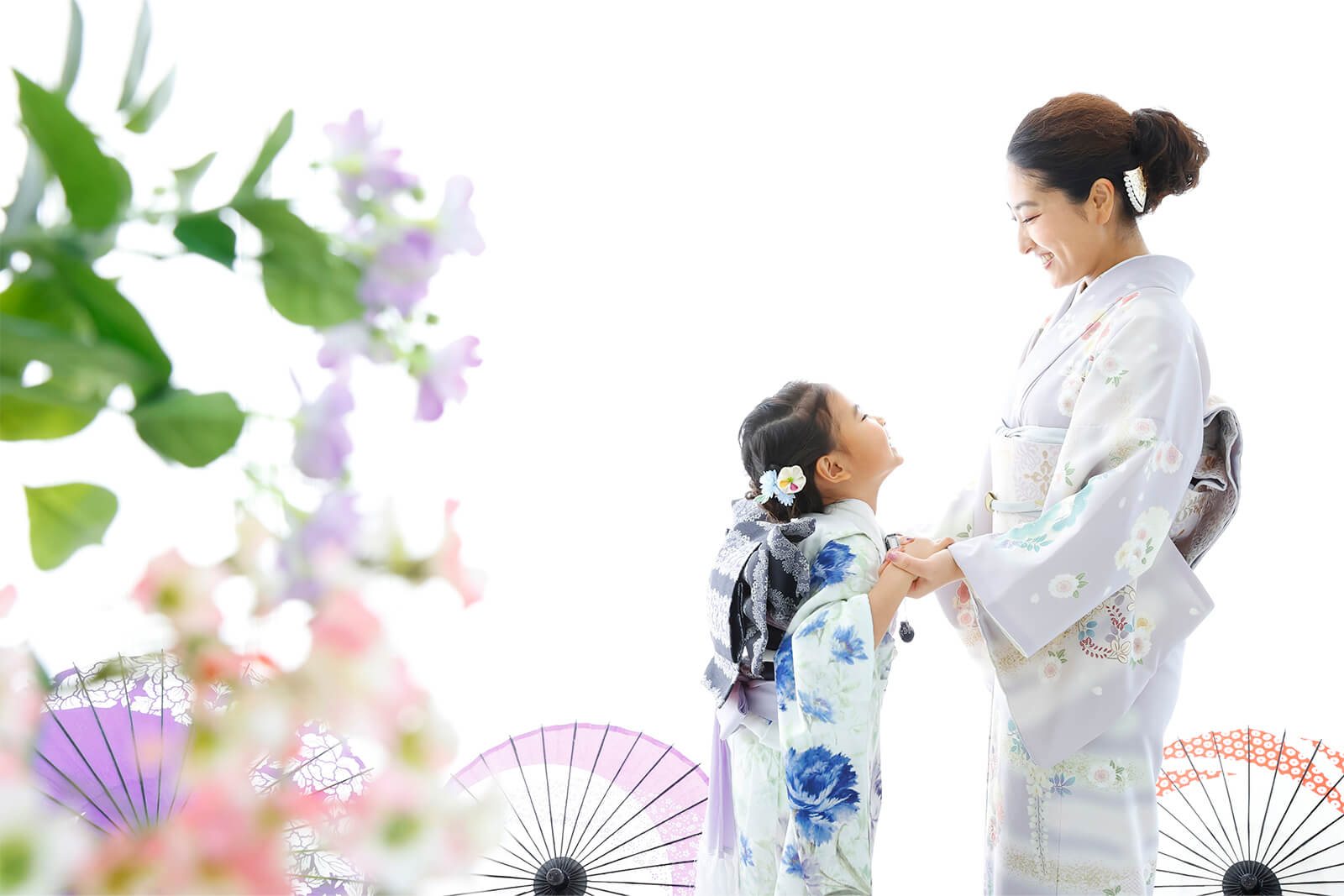 小さな晴れ姿と、ママも着物で特別な時間を