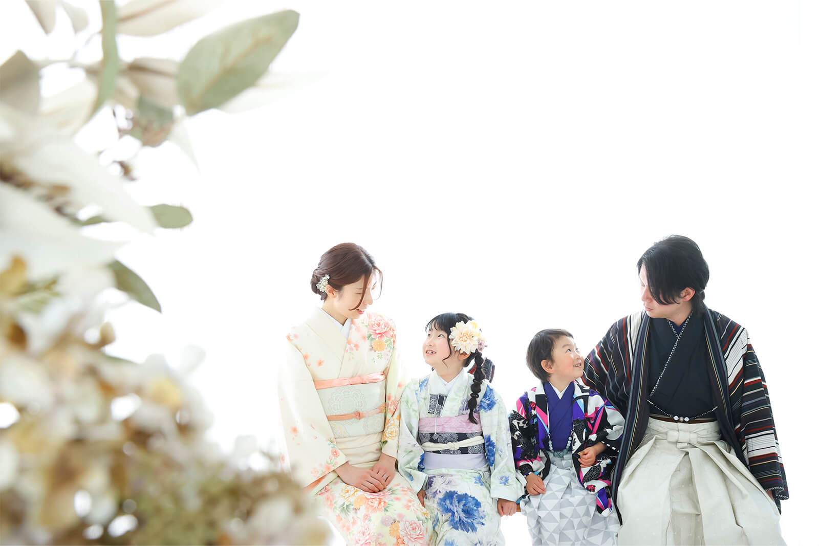 小さな晴れ姿と、ママも着物で特別な時間を12
