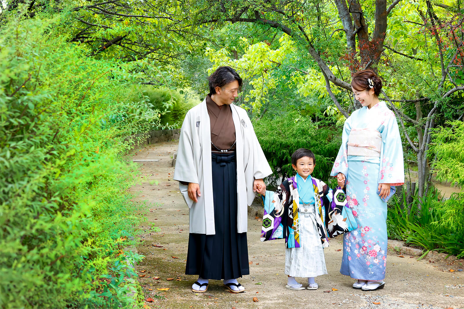 小さな晴れ姿と、ママも着物で特別な時間を20